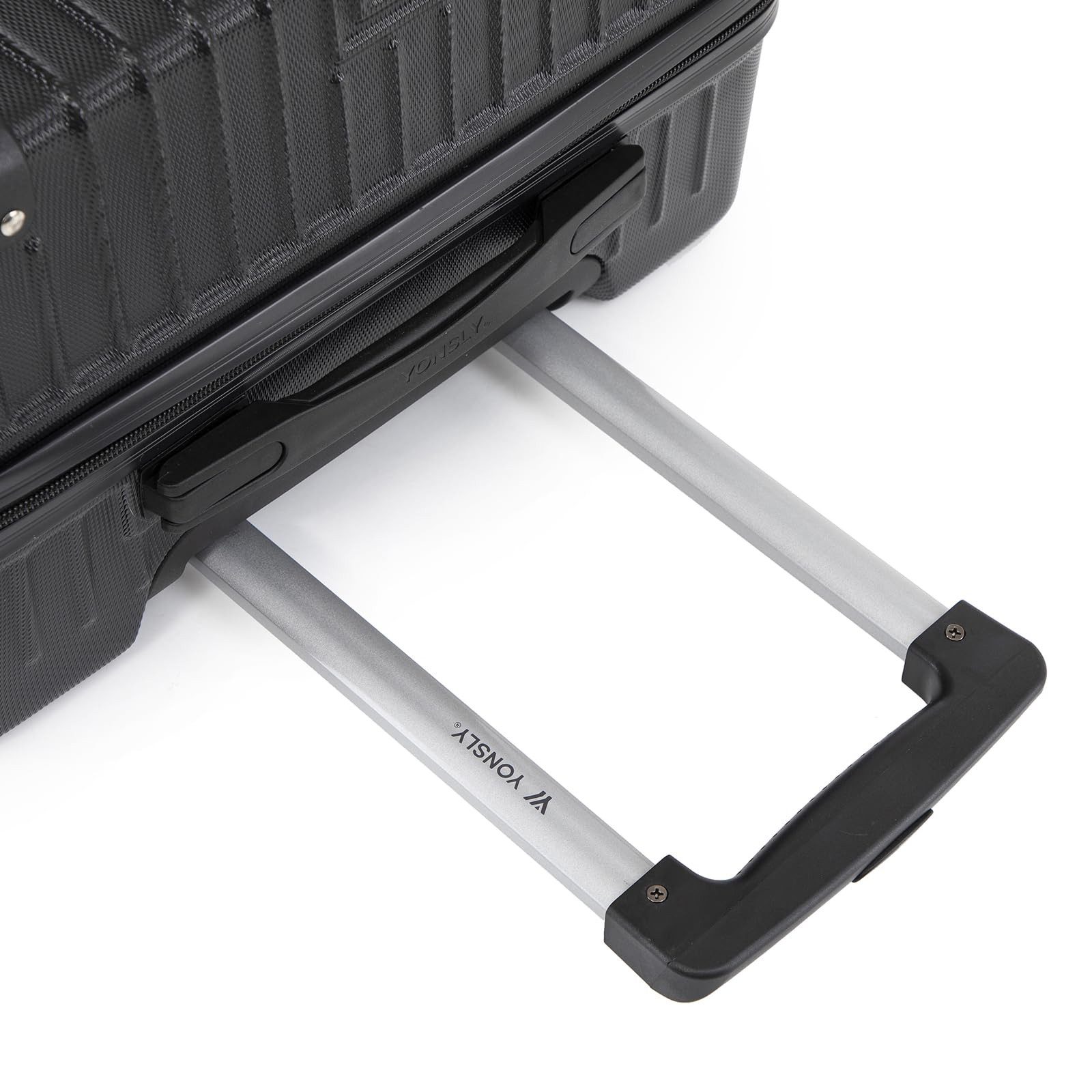 YONSLY Trolleyset Kofferset Reisekoffer Hartschale Trolley Set, 4 Rollen, (Hartschalenkoffer Set, M, L & XL), ABS Material, 360° Rollen, Zahlenschloss und weicher Griff