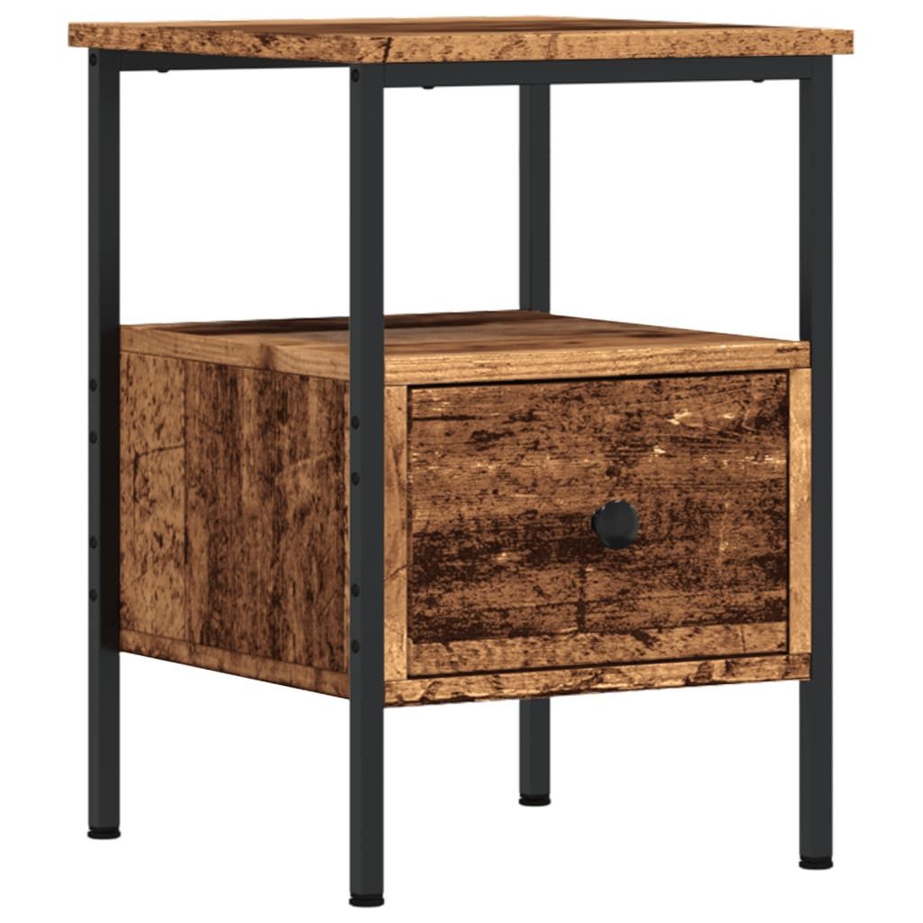 vidaXL Nachttisch Nachttisch Altholz-Optik 34x36x50 cm günstig online kaufen