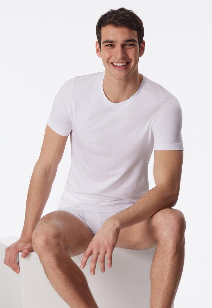 Schiesser Kurzarmshirt T-shirt Rundhals