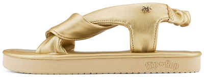 Flip Flop fauna*sandal Sandale, Sommerschuh, Sandalette, Riemchensandale, mit Gummizug an der Ferse