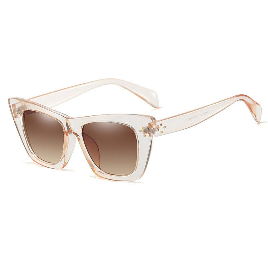 DÖRÖY Sonnenbrille Modische Sonnenbrillen für Frauen, Katzenaugenbrillen, Sonnenbrillen