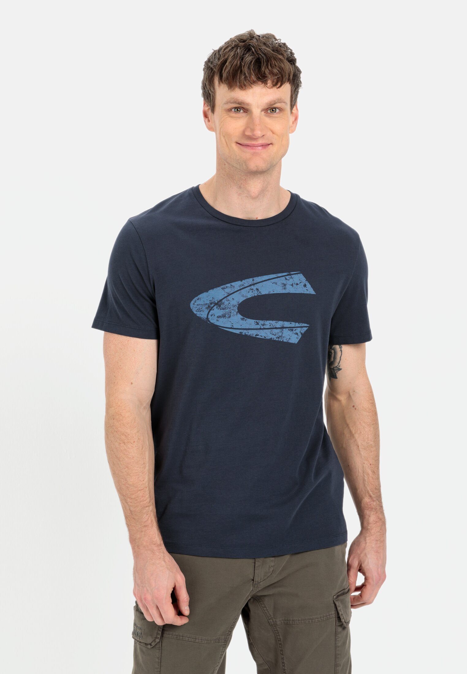 camel active Print-Shirt aus nachhaltigem Organic günstig online kaufen