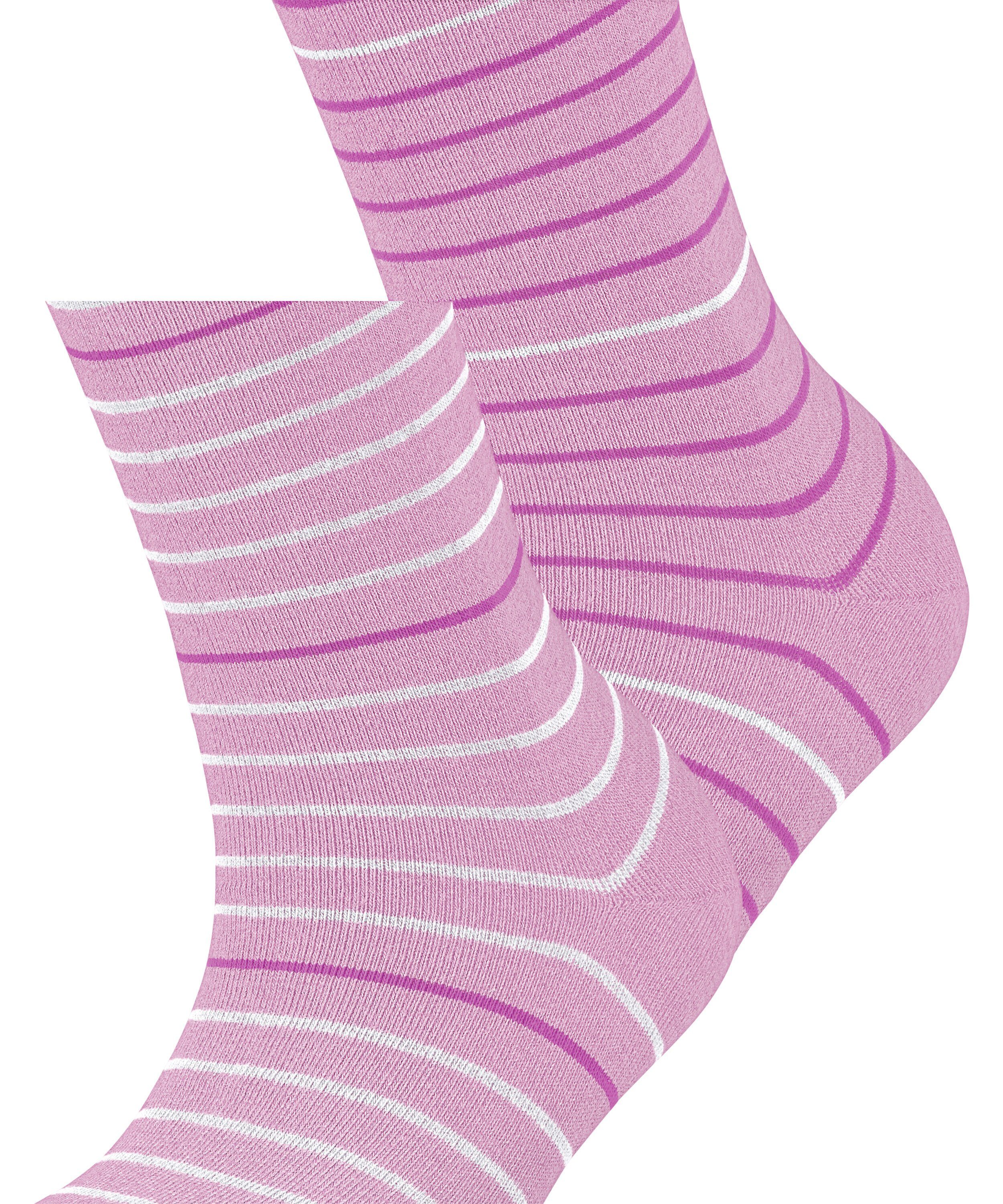 orchid Esprit Stripe Socken (8621) (2-Paar) Fine 2-Pack