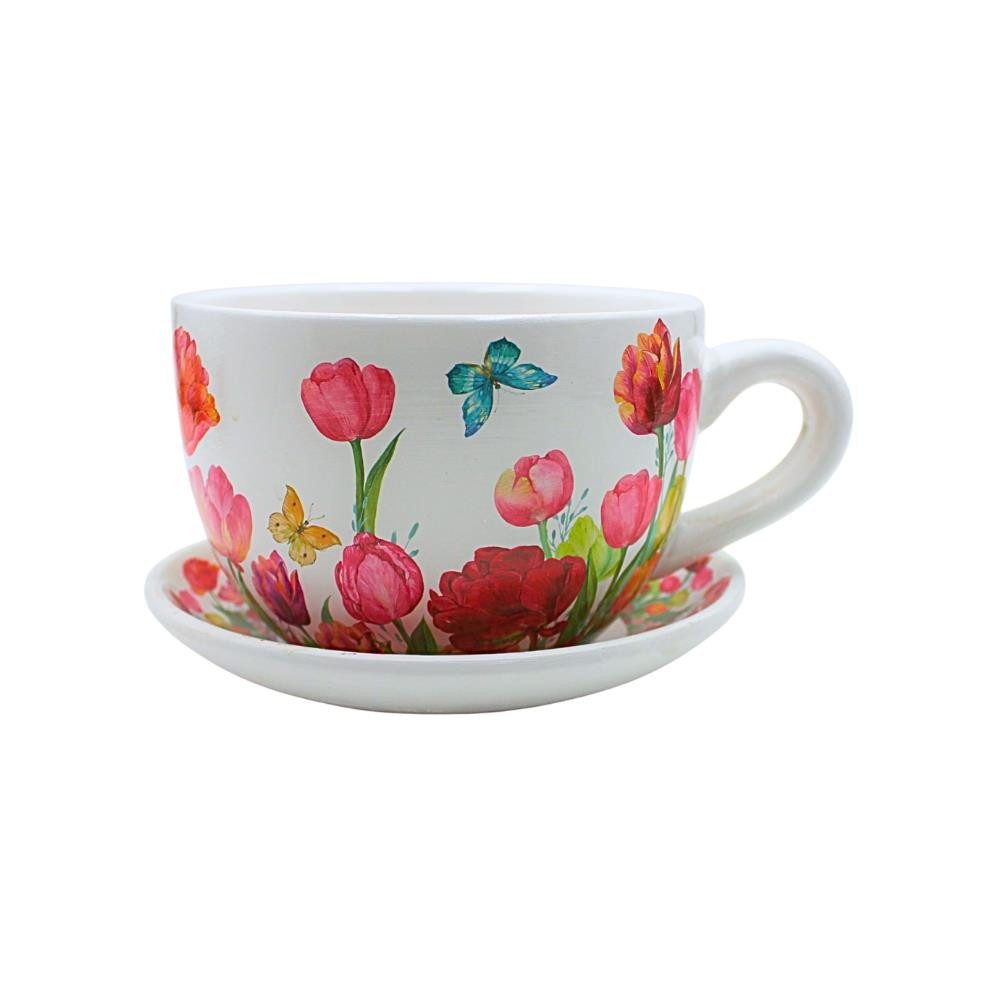 Dekohelden24 Übertopf Pflanztassen in verschiedenen Varianten (1 St)