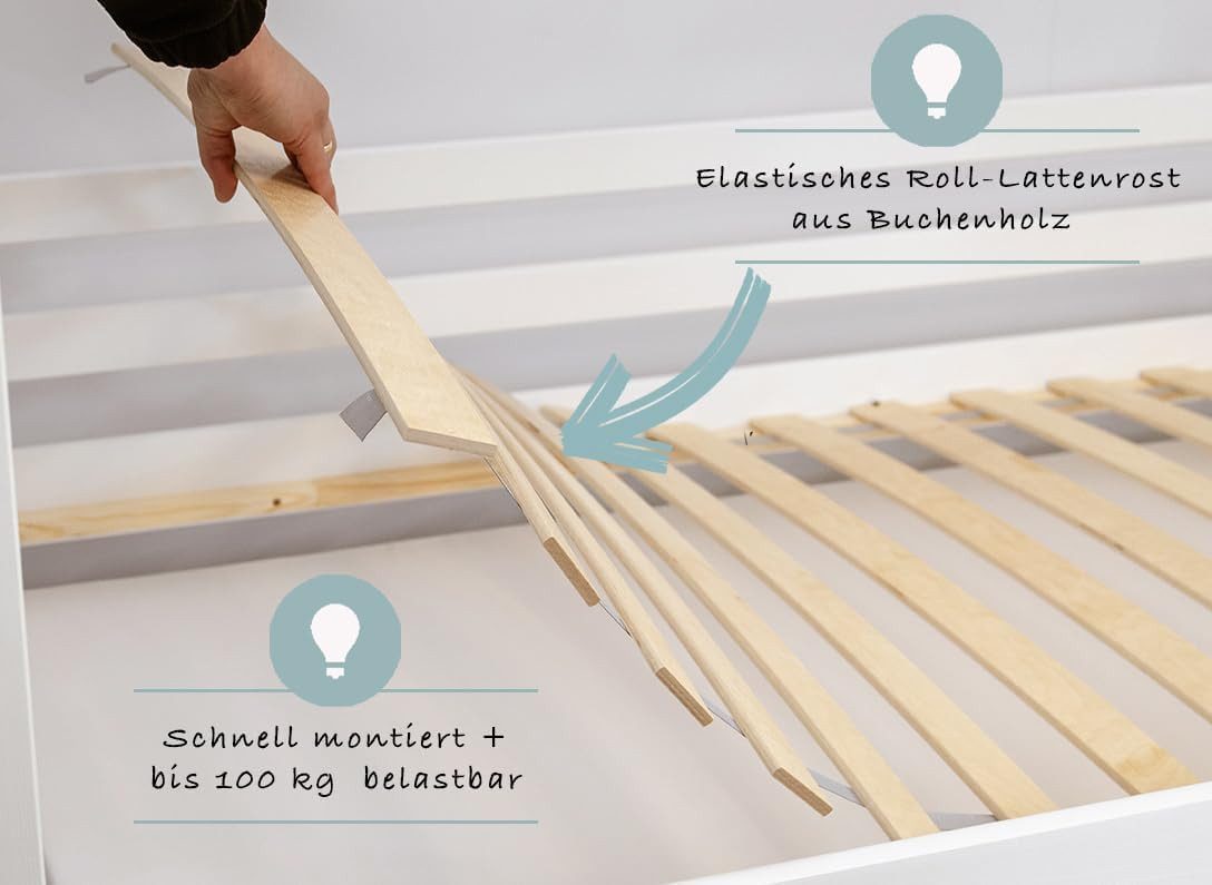 Kids Collective Etagenbett Hochbett Kinderbett 80x180 günstig online kaufen