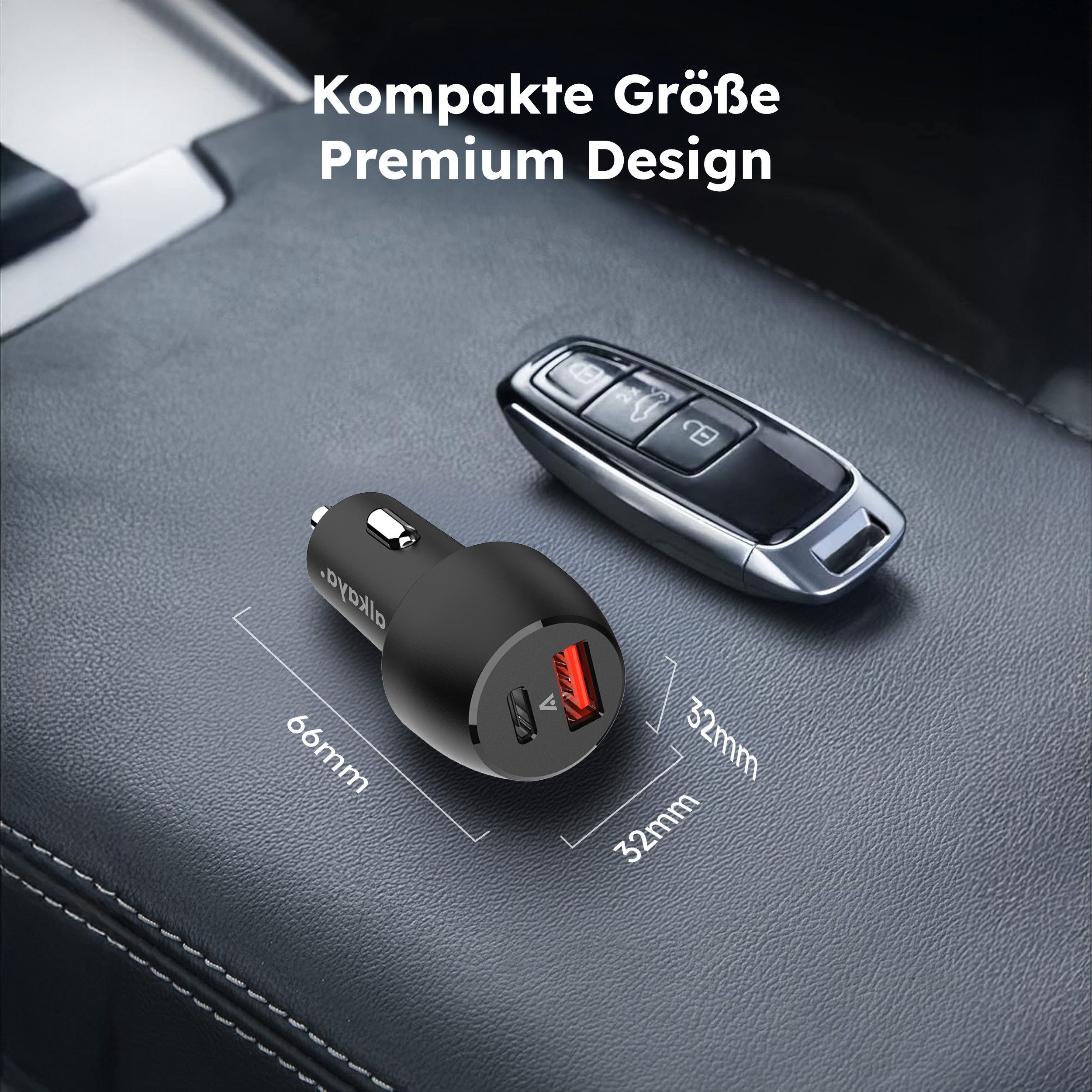 alkaya. Schnellladekabel KFZ Ladegerät USB C Auto Ladekabel Handy Autoladekabel, Für Xiaomi, Für Huawei, für Apple iPhone, für Samsung Galaxy, Für Google, Für S – Bild 5 von 5