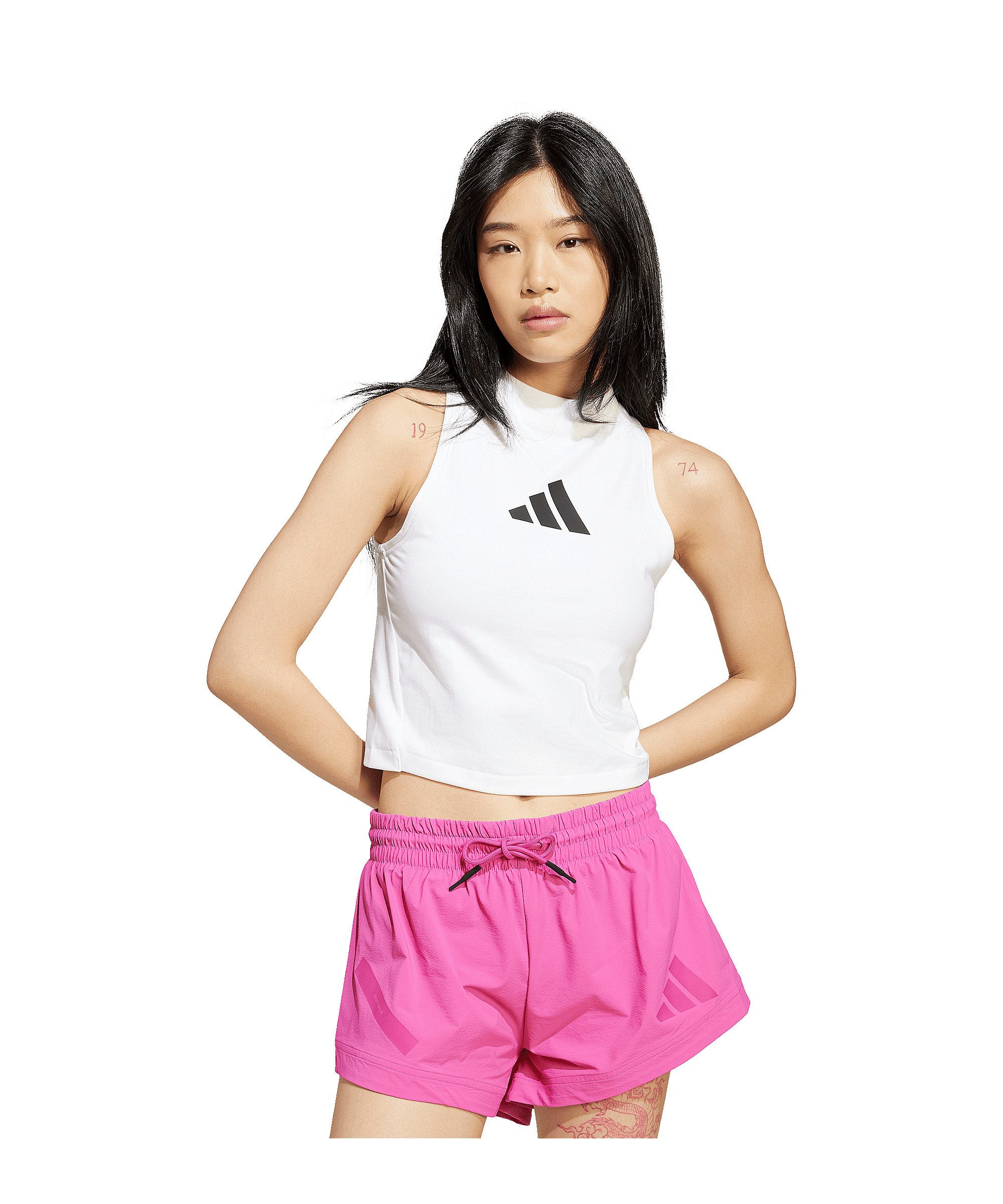 adidas Performance T-Shirt adidas Performance Z.N.E. Tanktop Damen Weiß Polyester