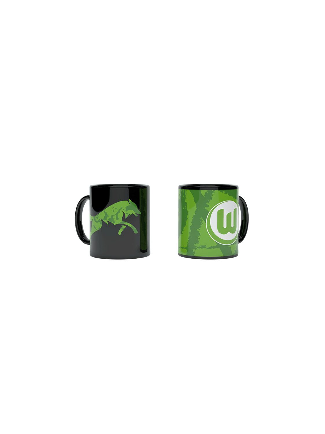 VfL Wolfsburg Becher VfL Wolfsburg Magic Mug Wölfe, Keramik