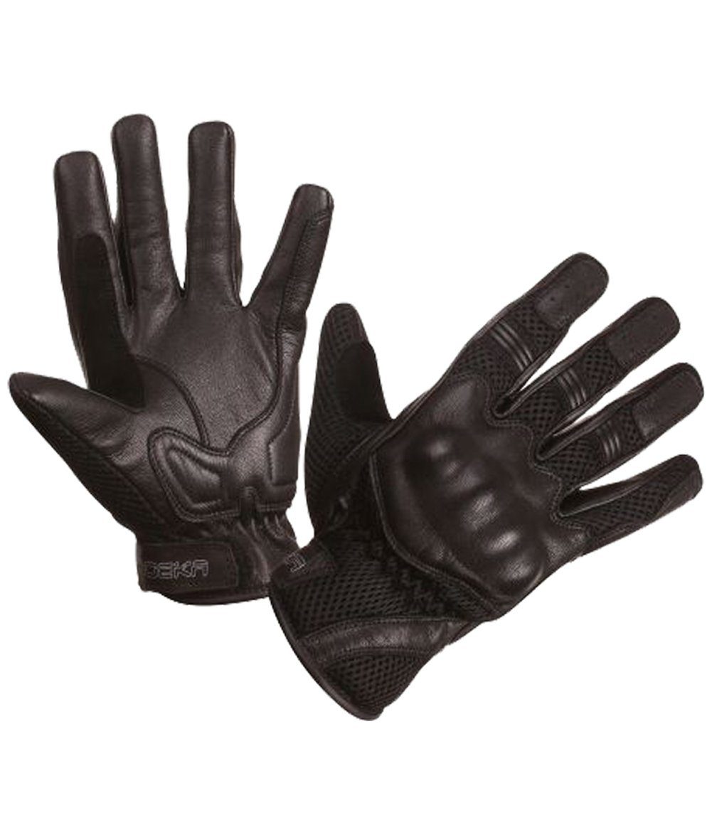 Modeka Motorradhandschuhe Modeka X-Air Schwarz, Motorradhandschuh Unisex,  kurz, Sommer, belüfte