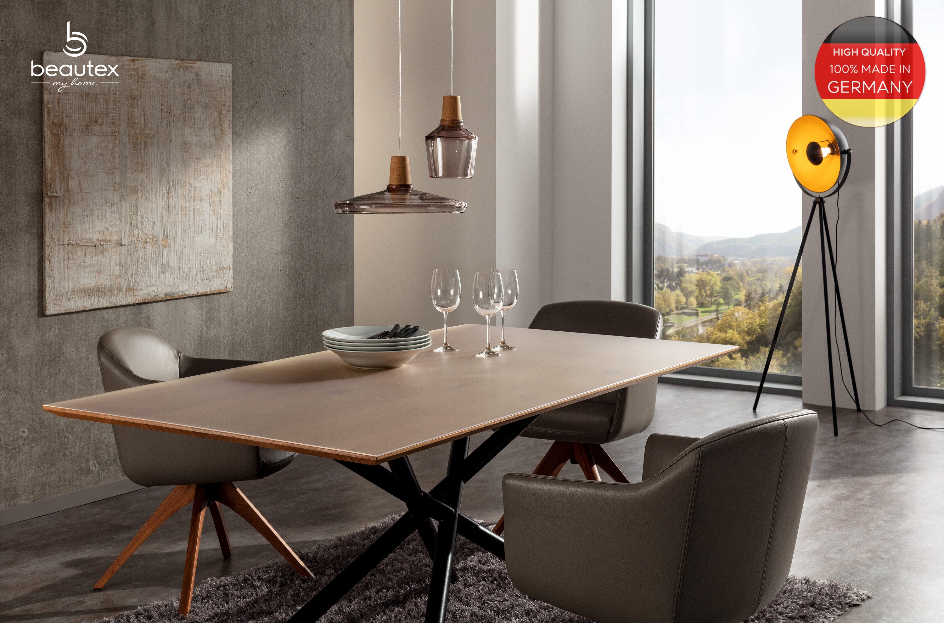 Beautex Tischdecke Folie 2 mm transparent und matt Tischdecke Schutzfolie T günstig online kaufen