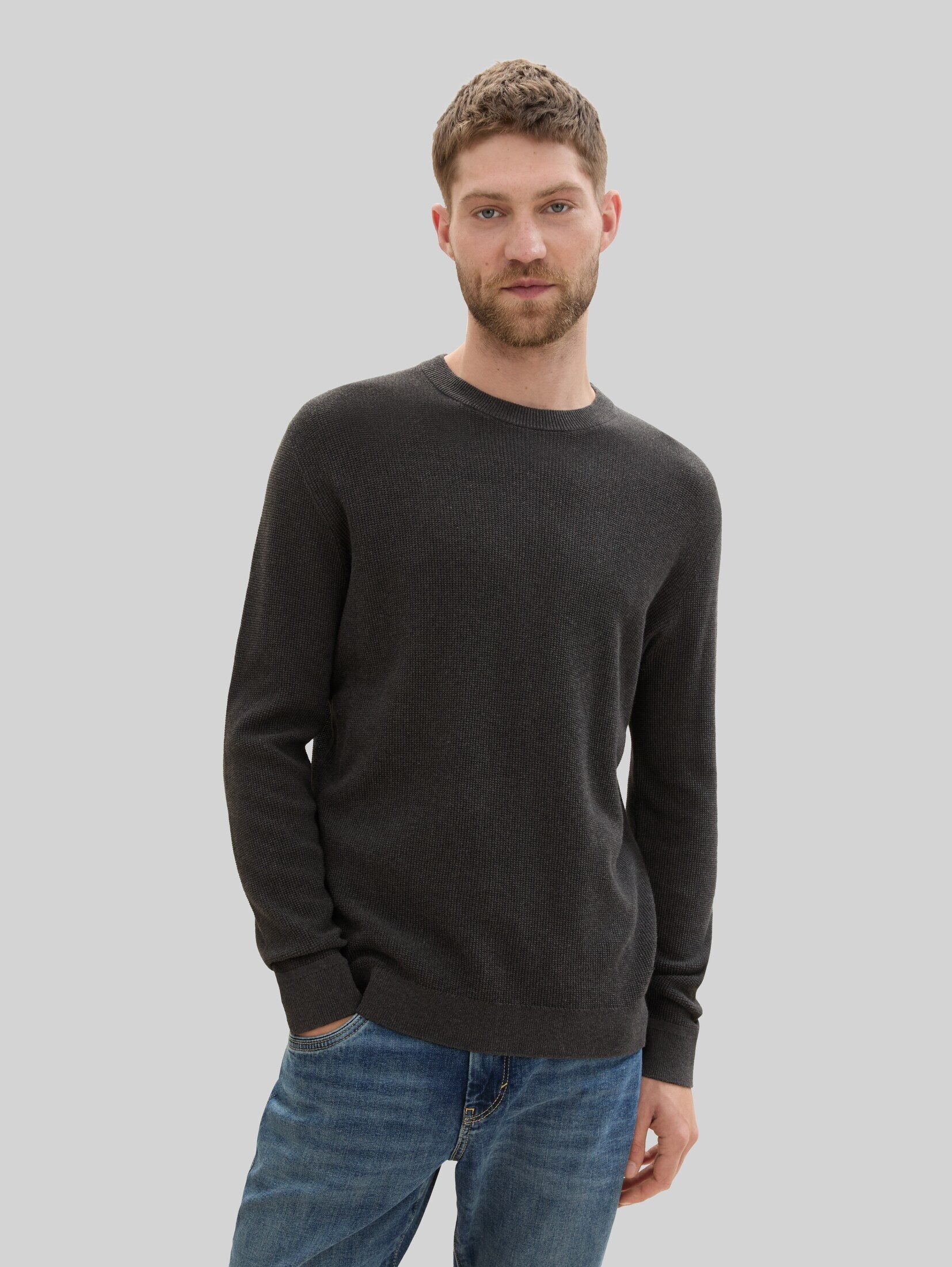 TOM TAILOR Strickpullover Pullover & Strickjacken Strickpullover aus Baumwolle