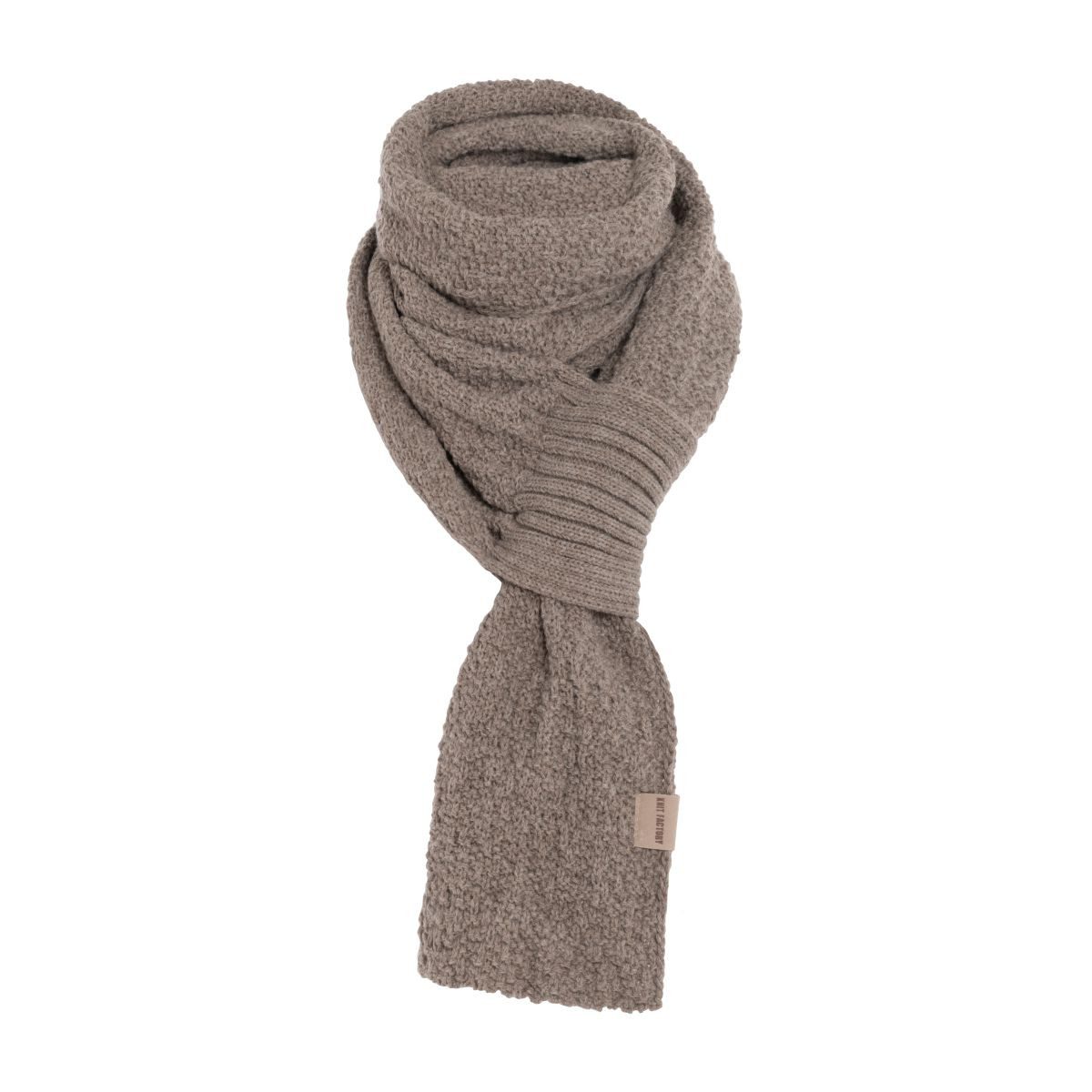 Knit Factory Strickschal Haze Schal Marron, (1-St), Schal Halstuch Dreiecks günstig online kaufen