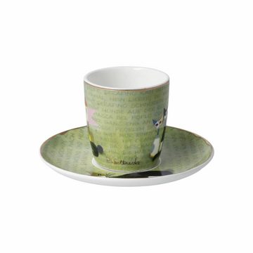 Goebel Espressotasse Rosina Wachtmeister - La Storia di Serafino, Fine Bone China