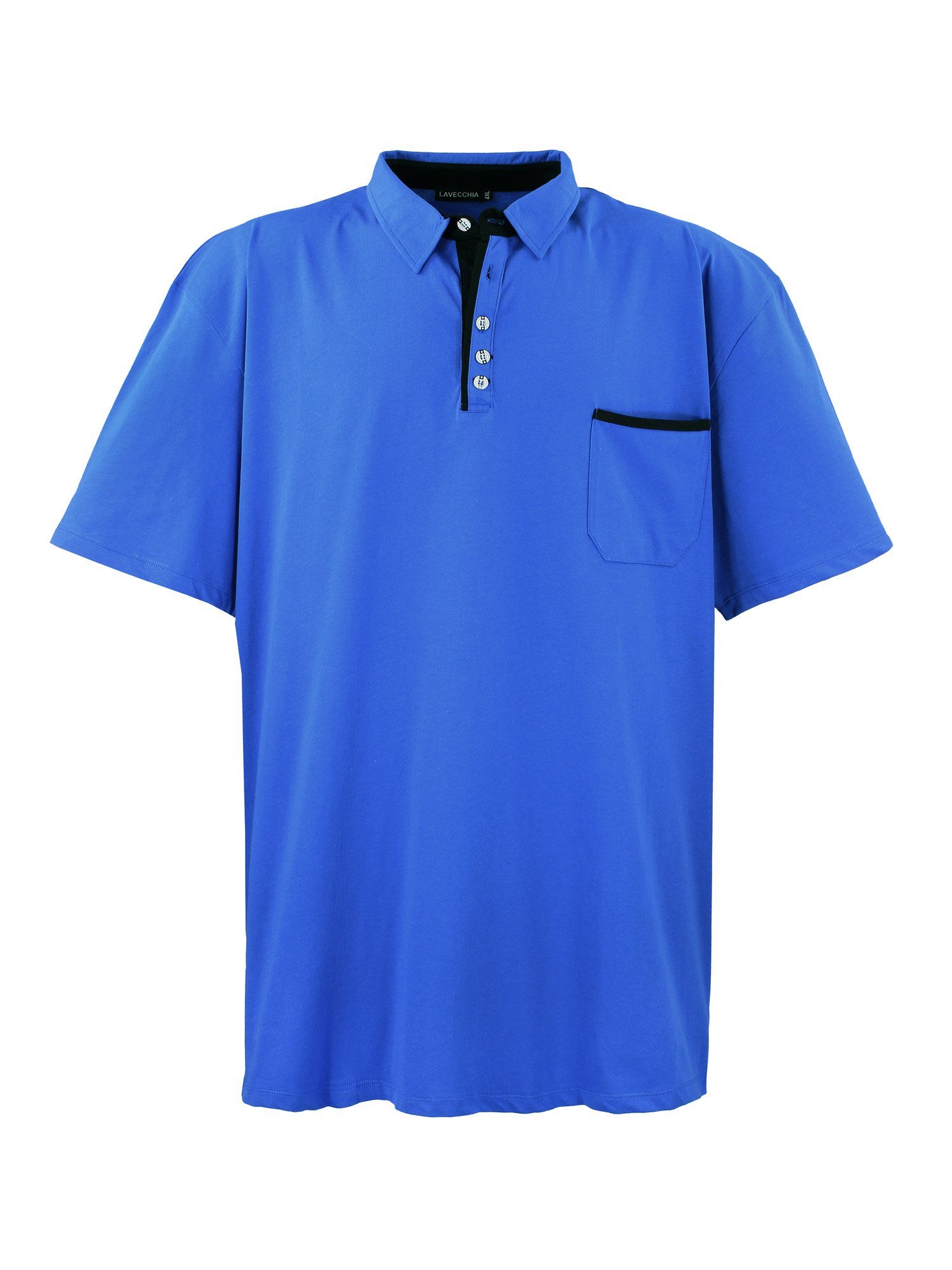 Lavecchia Poloshirt Übergrößen Herren Polo Shirt LV-1701 Herren Polo Shirt royalblau