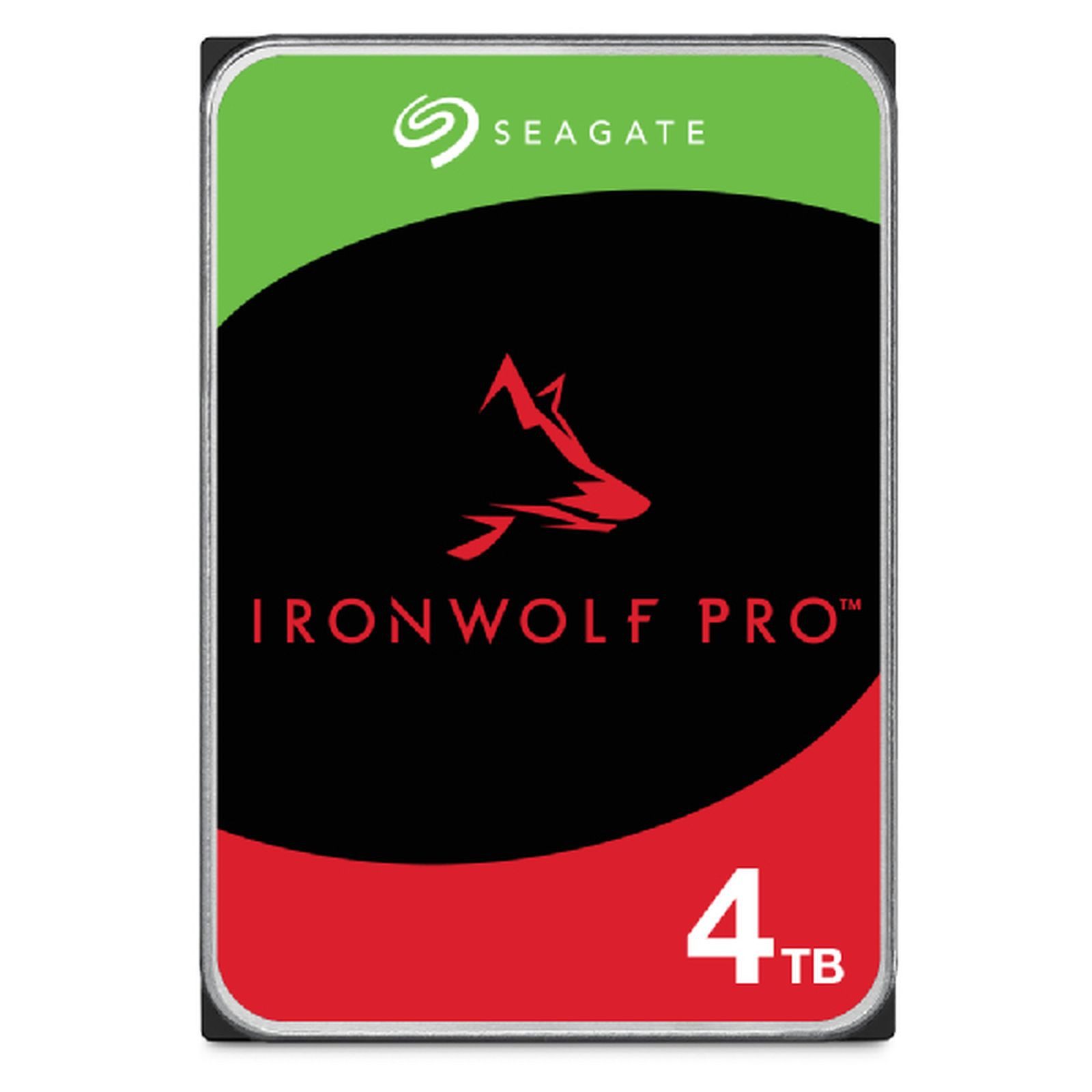 Seagate Hard Drive IronWolf Pro ST4000NT001 - 4 TB - 3.5" - SATA 6 GB/s Gaming-Festplatte