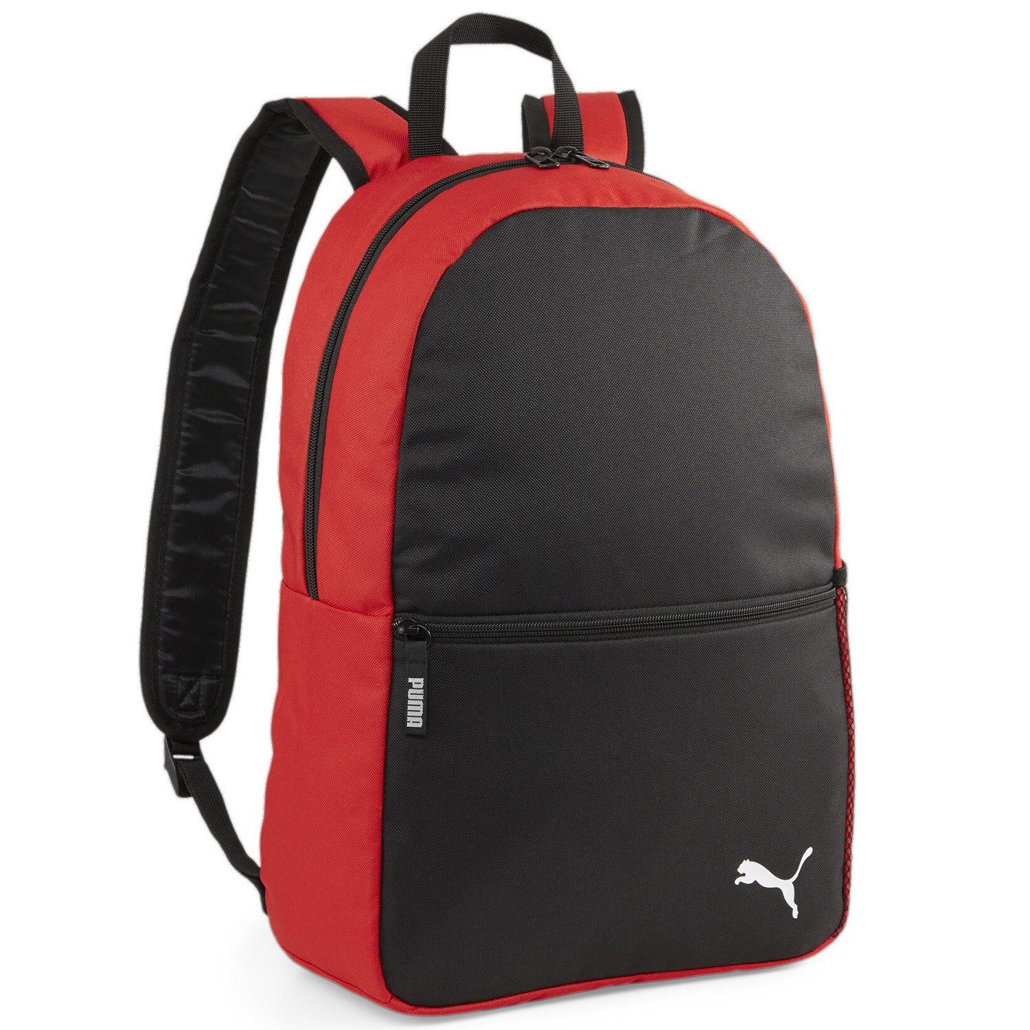 PUMA Freizeitrucksack Puma Freizeit Rucksack TeamGoal Backpack Core red-black (1-tlg)