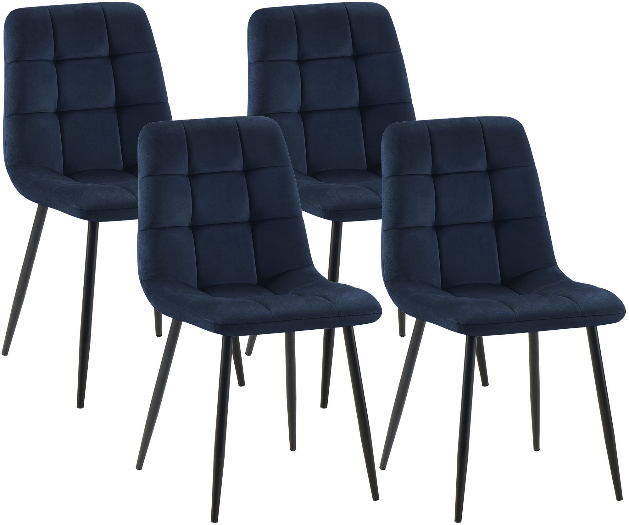 CLP Esszimmerstuhl Tilde (4er Set), mit Rückenlehne, bis 150 kg