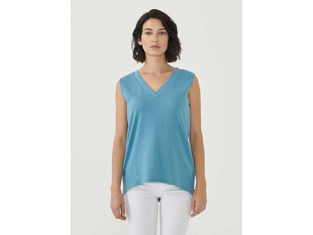Tanktop ORGANICATION Bio-Damen-Tank-Top mit V-Ausschnitt
