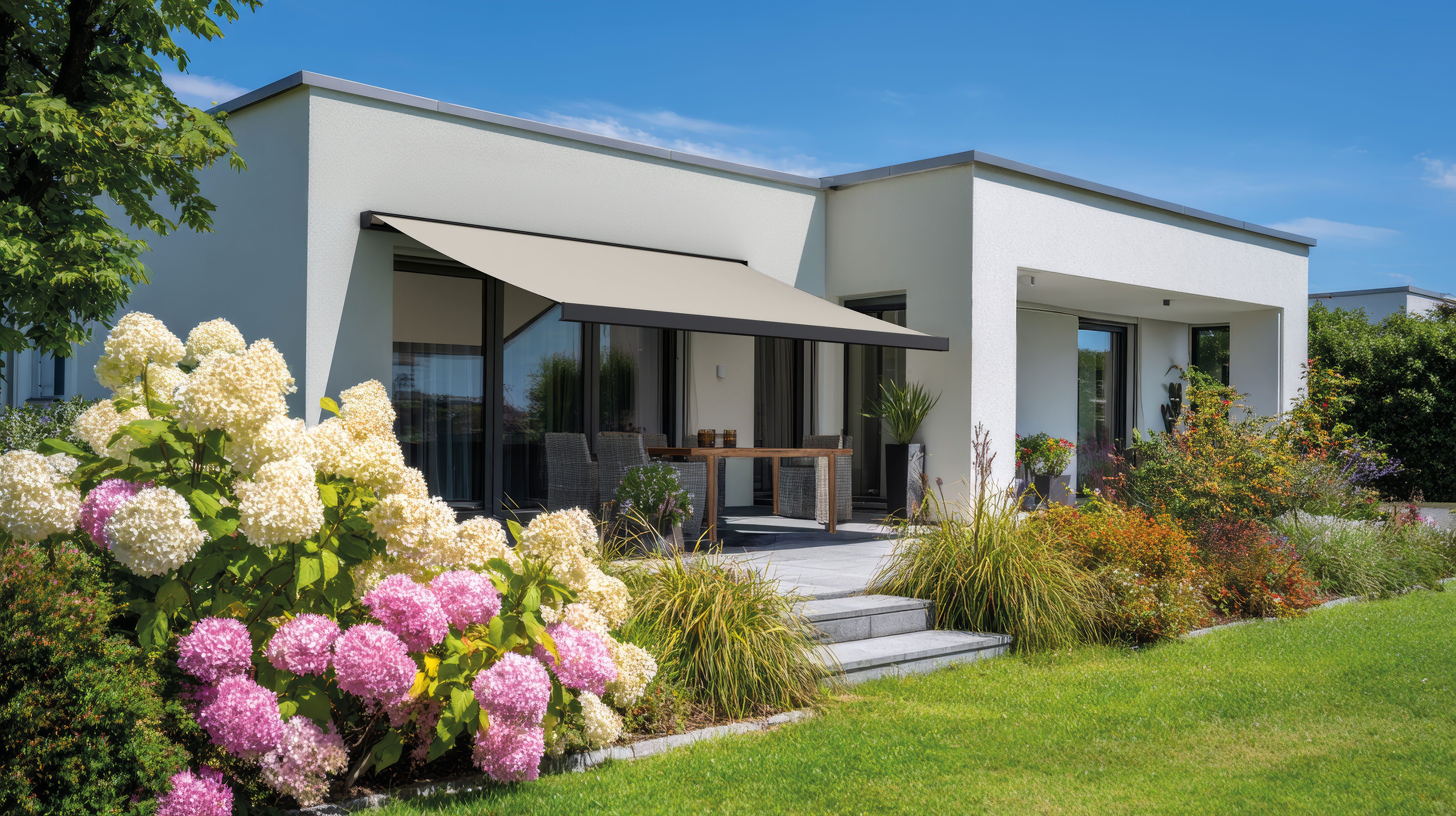 KONIFERA Kassettenmarkise CALIMA mit Elektromotor, verschiedene Größen und Farben