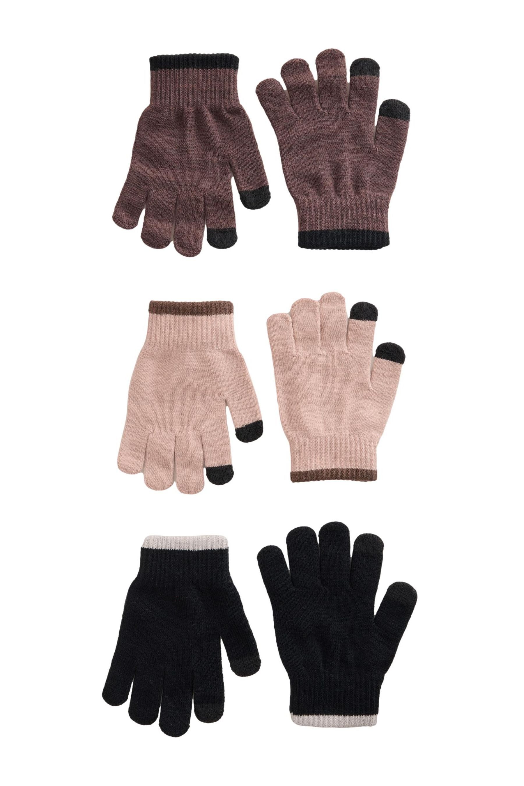 Next Strickhandschuhe Zauberhandschuhe 3er-Pack (3-St)