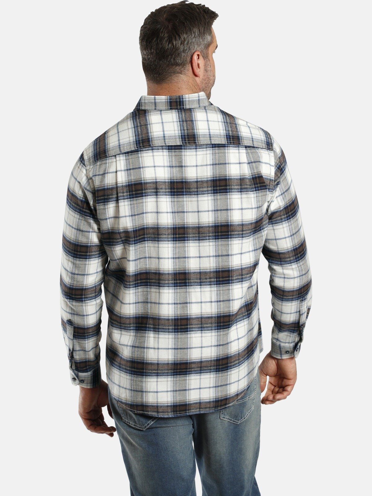 Charles Colby Langarmhemd DUKE WILLOW mit Details in Chambray günstig online kaufen