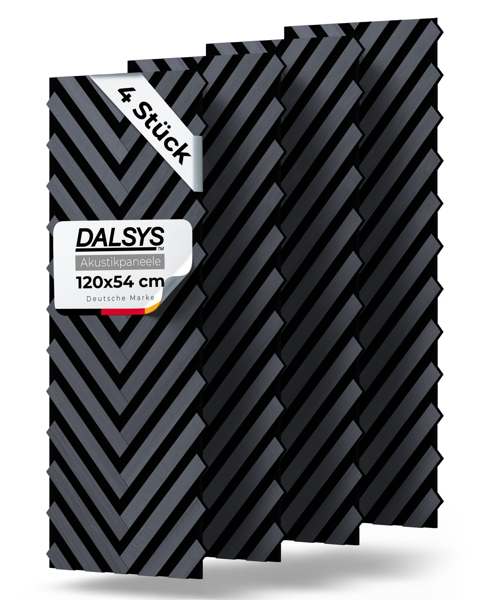 Dalsys Wandpaneel Akustikpaneele, BxL: 54x120 cm, (für Schallschutz in Büro- & W