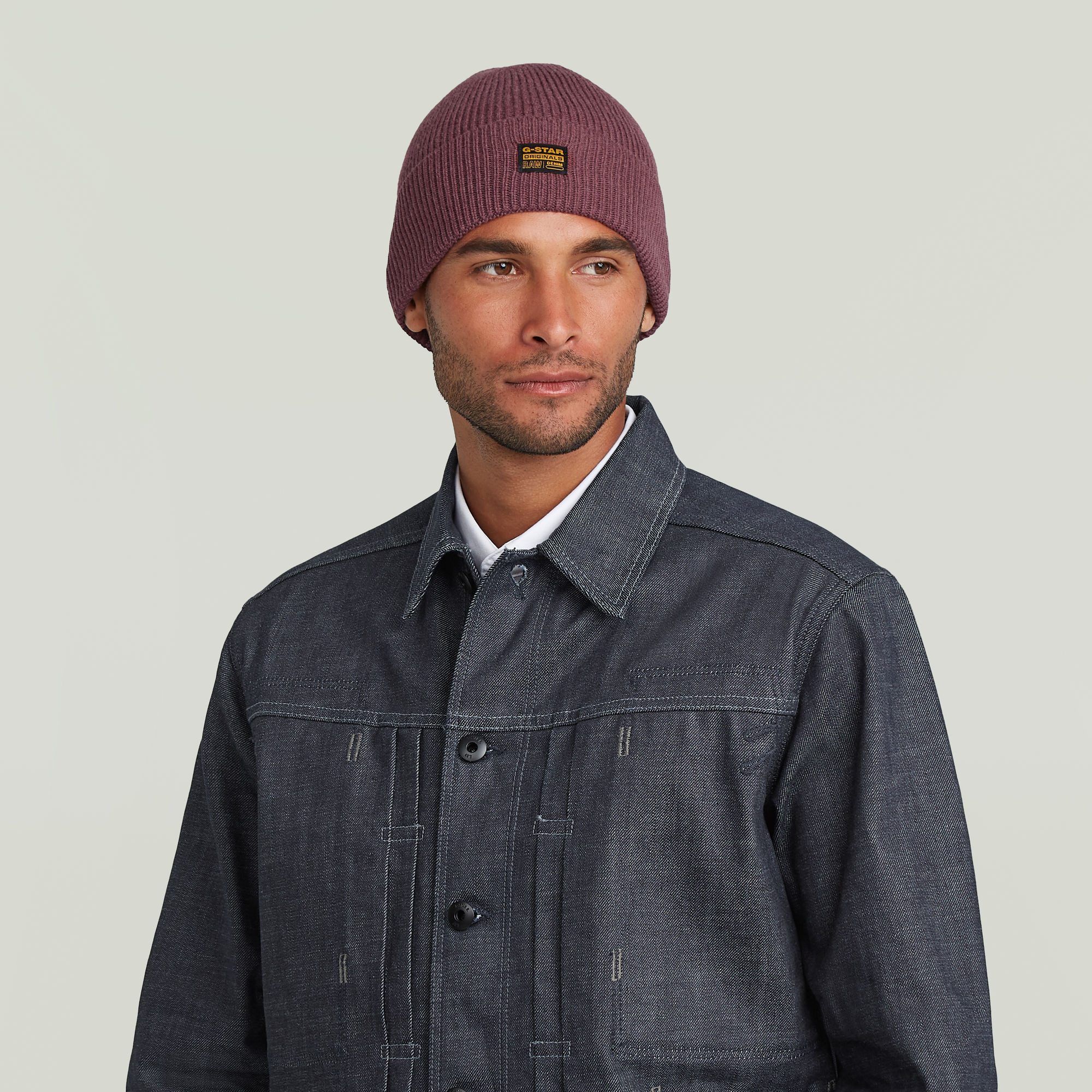 G-STAR Beanie Geffo Long Beanie mit Umschlag günstig online kaufen