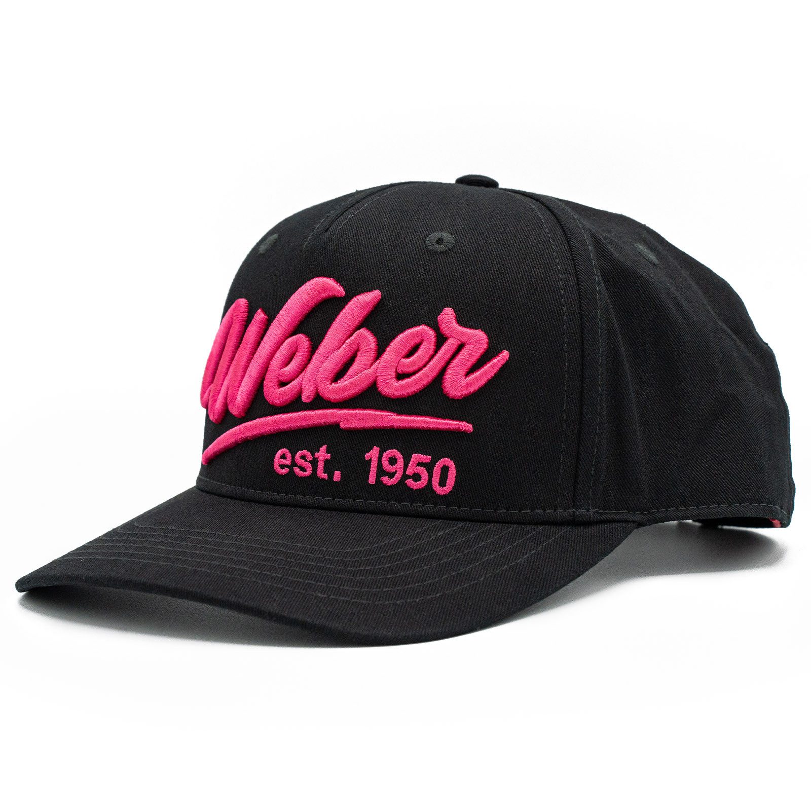 Baseball Cap Weber #Werkeholics Baseball Cap schwarz/pink