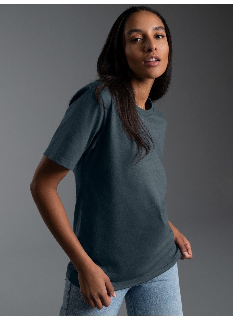 Trigema T-Shirt TRIGEMA T-Shirt aus 100% Baumwolle (1-tlg)