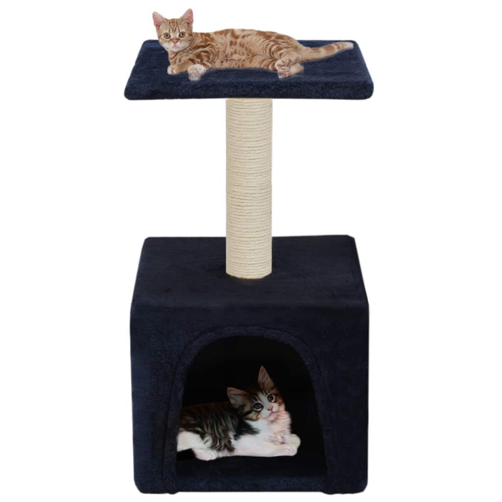 vidaXL Kratzbaum 55 cm Katzen-Kratzbaum Sisal 55 cm Dunkelblau