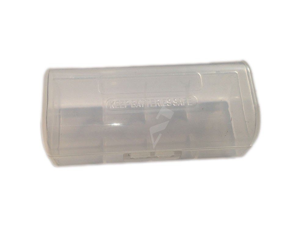 Aufbewahrungsbox für 1x 26650, Abmessungen max. 26x67mm, meist nicht Batterie