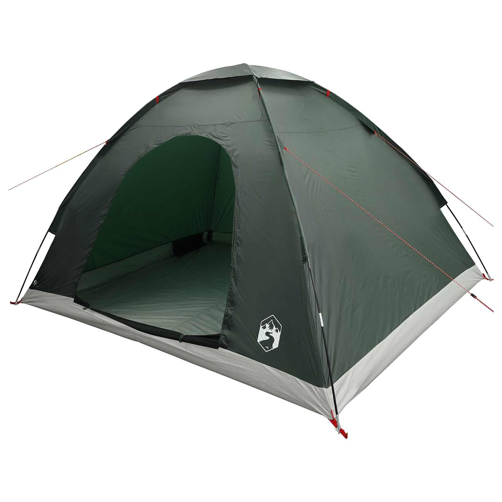 vidaXL Kuppelzelt Campingzelt 4 Personen Olivegrün, (1 tlg)