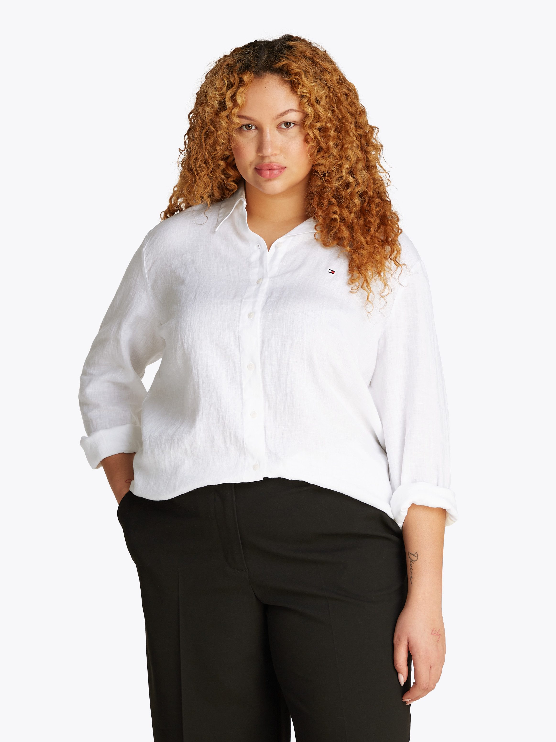 Tommy Hilfiger Curve Hemdbluse CRV ESS günstig online kaufen