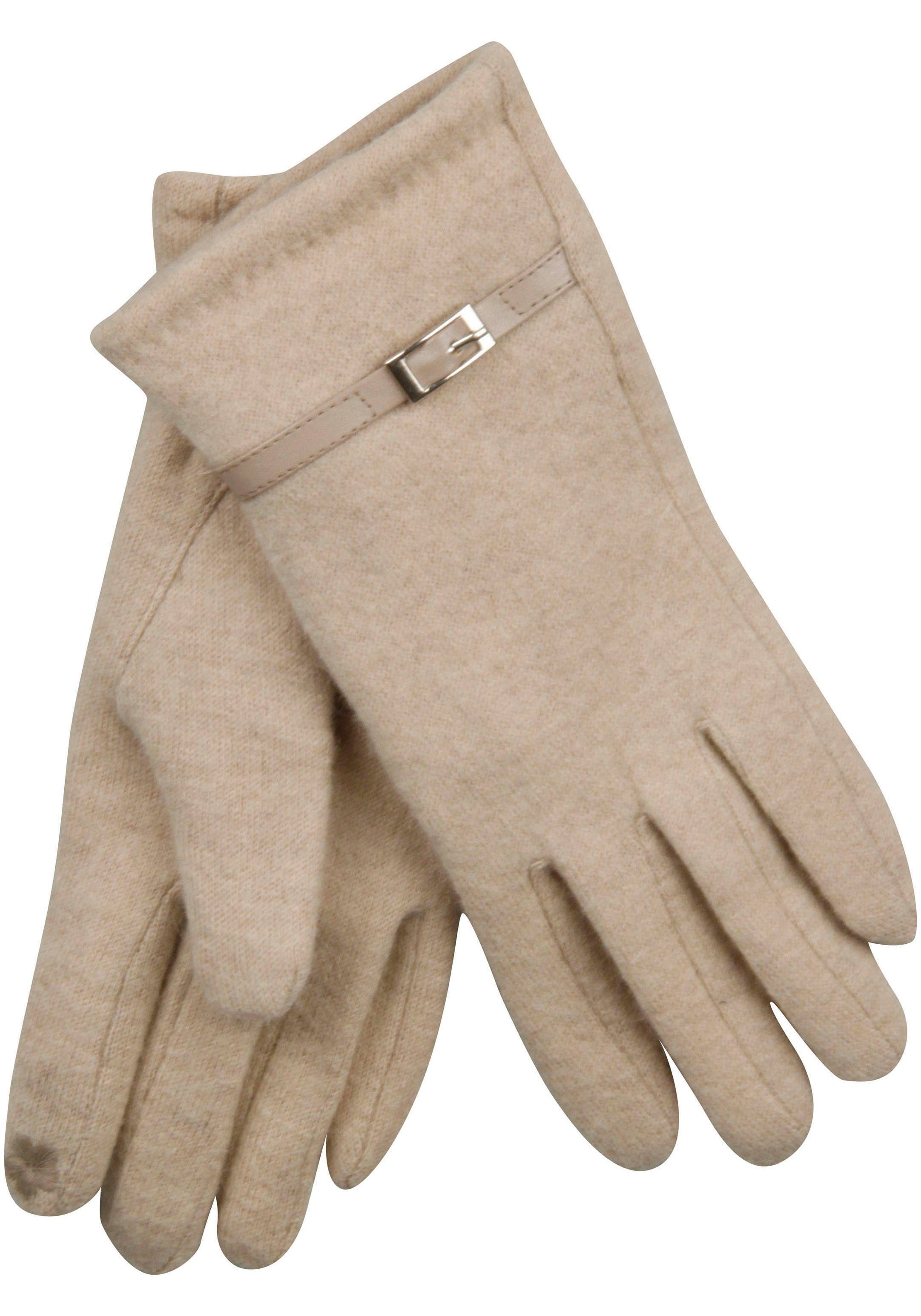 Capelli New York Fleecehandschuhe mit Zierriemen günstig online kaufen