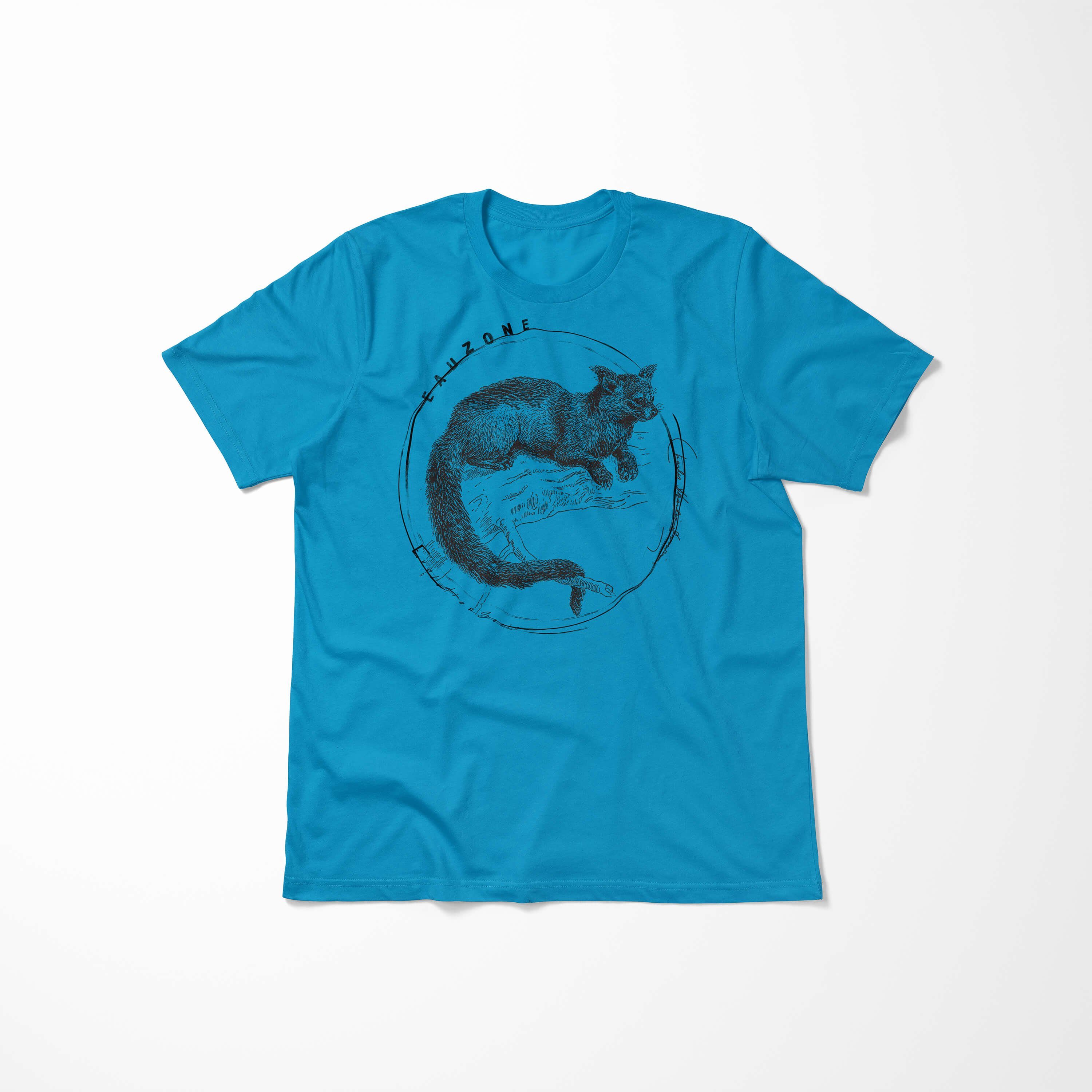T-Shirt Marderbär T-Shirt Art Herren Atoll Evolution Sinus