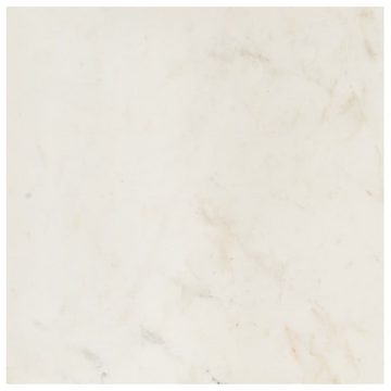 vidaXL Couchtisch Couchtisch Weiß 60×60×35 cm Echtstein in Marmoroptik (1-St)