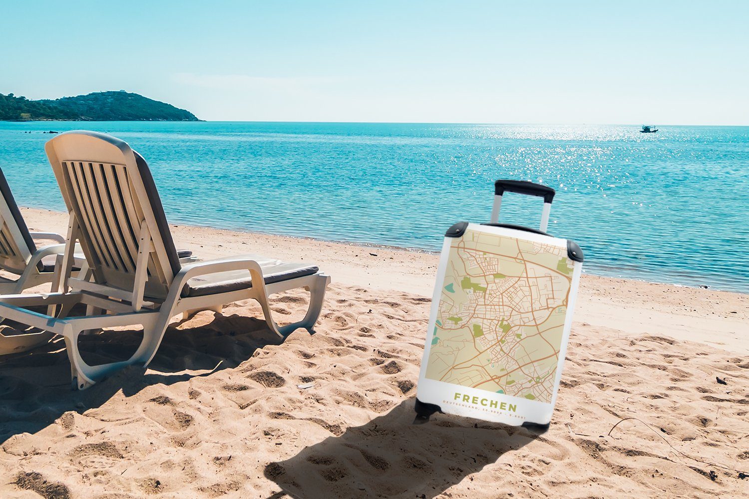 Stadtplan rollen, Wegbeschreibung, Reisekoffer Rollen, - Frechen - Handgepäck Trolley, - Ferien, - Handgepäckkoffer Reisetasche 4 Jahrgang für mit MuchoWow Karte