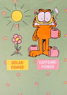 Capelli New York T-Shirt mit Garfield Rückendruck Solar Power vs. Caffeine ower