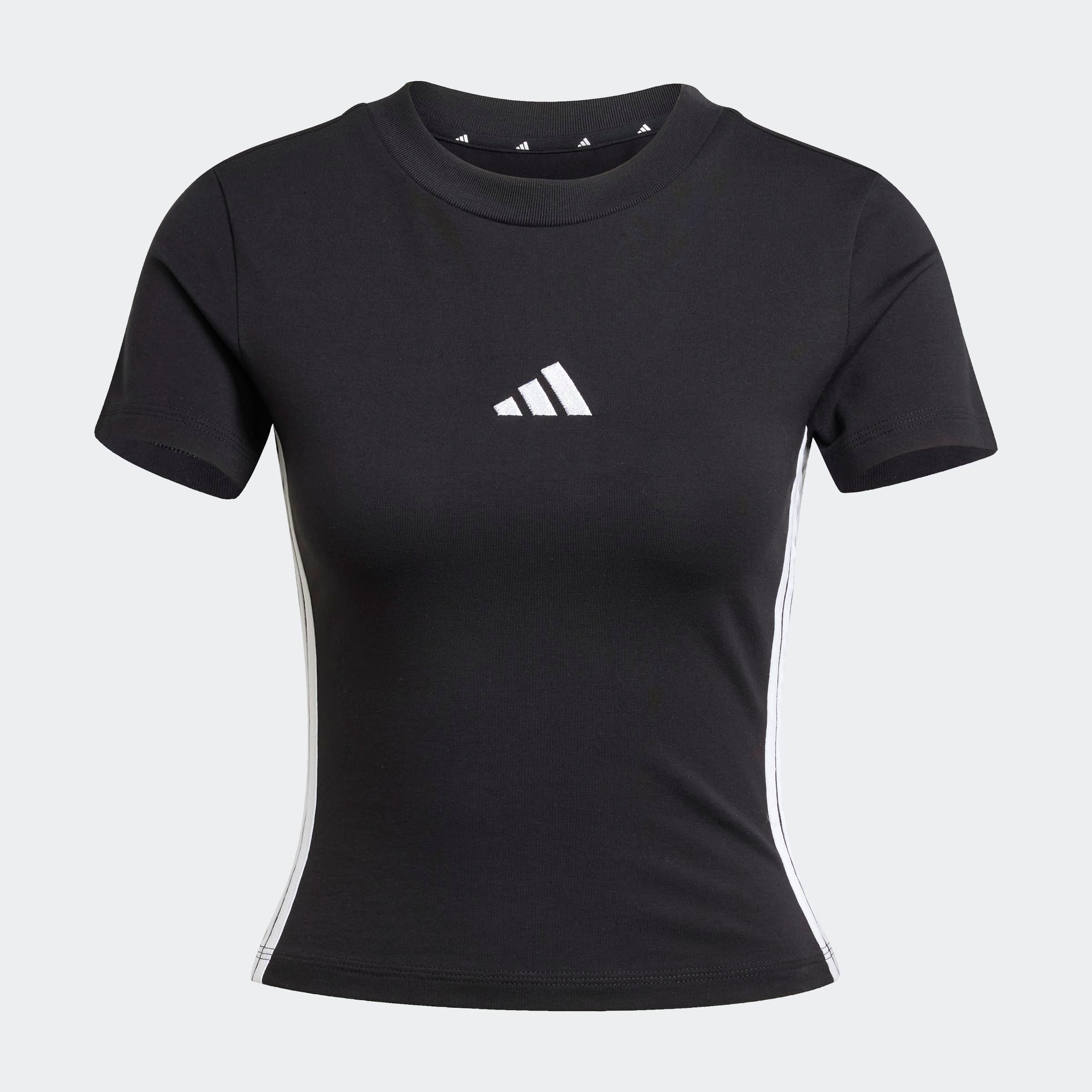 T-Shirt ESSENTIALS 3-STREIFEN SLIM BABY