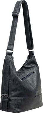 Caspar Schultertasche TS732 große Damen XL Umhängetasche