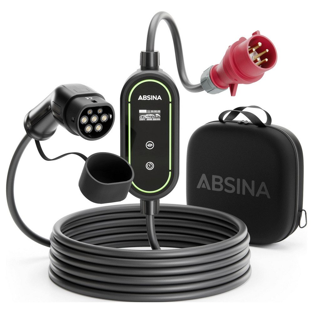 ABSINA Elektroauto-Ladestation Absina Wallbox Typ 2 Mode 2 16 A 11 kW