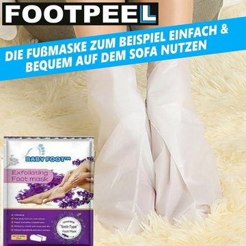 MAVURA Fußpeeling FOOTPEEL Weiche Fuß-Peeling Maske Fußmaske Fussmaske, 2-tlg., Hornhaut Entferner Hornhautentferner Socken Foot Mask Aloe [2er Set]