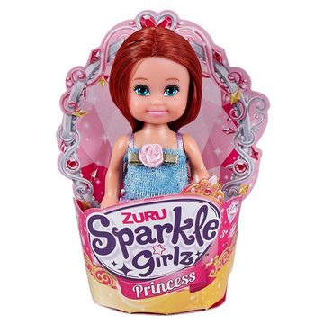 ZURU Anziehpuppe Sparkle Girlz Cupcake Princess, Mini Prinzessinnen-Puppe, Prinzessin-Outfit, 1 Stück zufällig