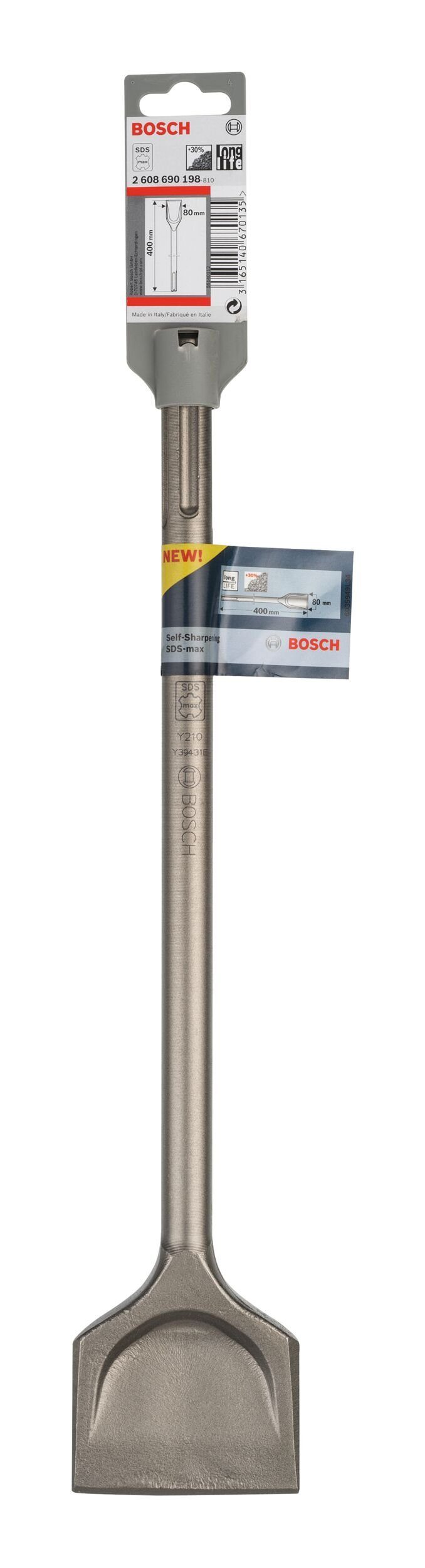 BOSCH Universalbohrer, Spatmeißel mit SDS 400 max-Aufnahme - x mm 80
