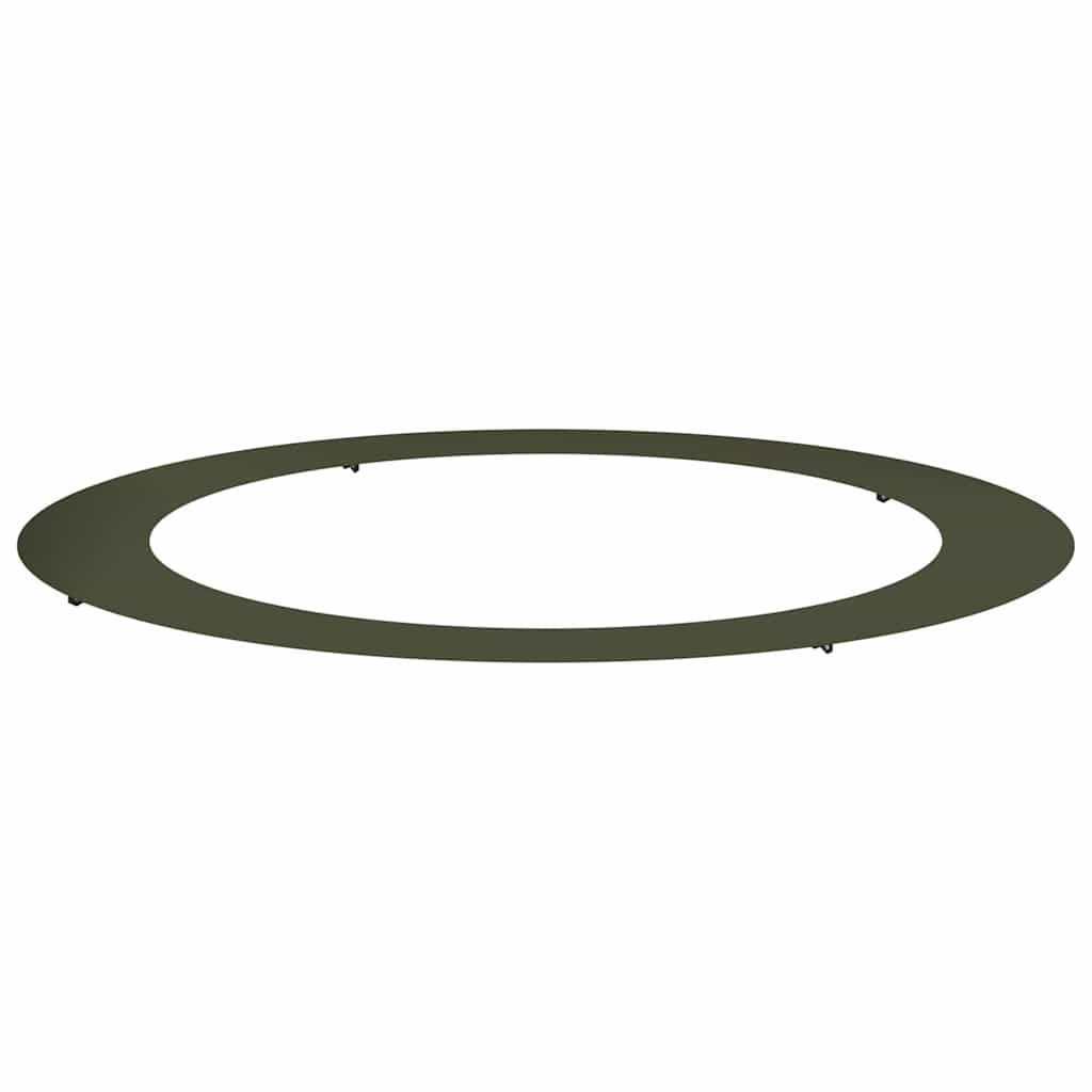 vidaXL Blumentopf Flacher Baumring Olivgrün Ø90 günstig online kaufen