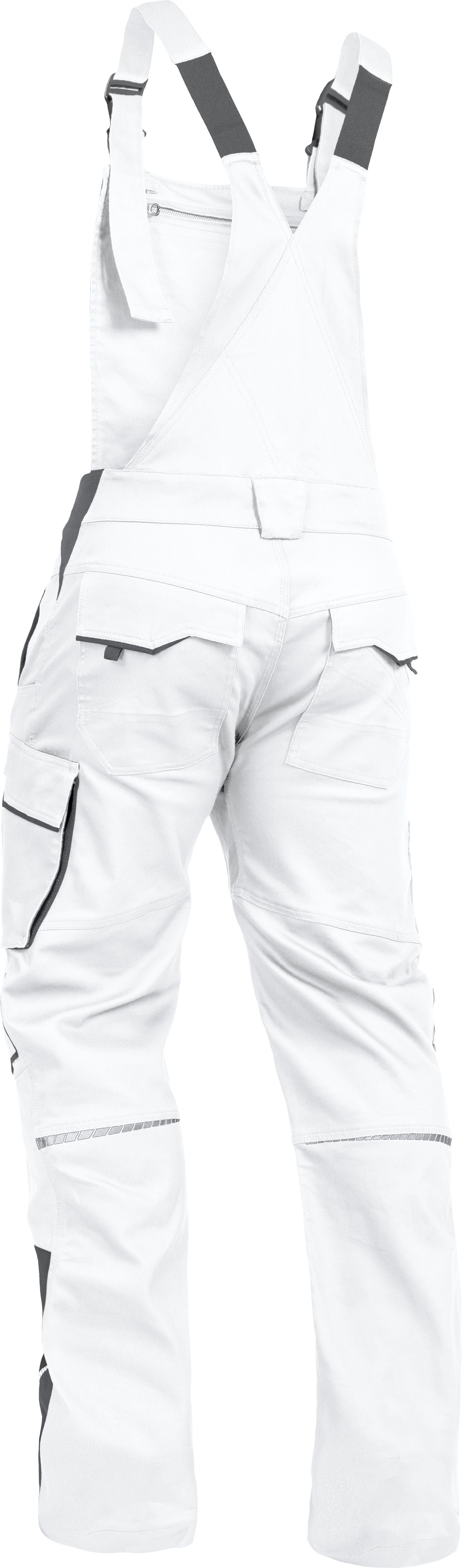 Leibwächter Arbeitslatzhose Herren Flex-Line Latzhose (Arbeitshose mit Keil im Schritt) mit Reflektoren
