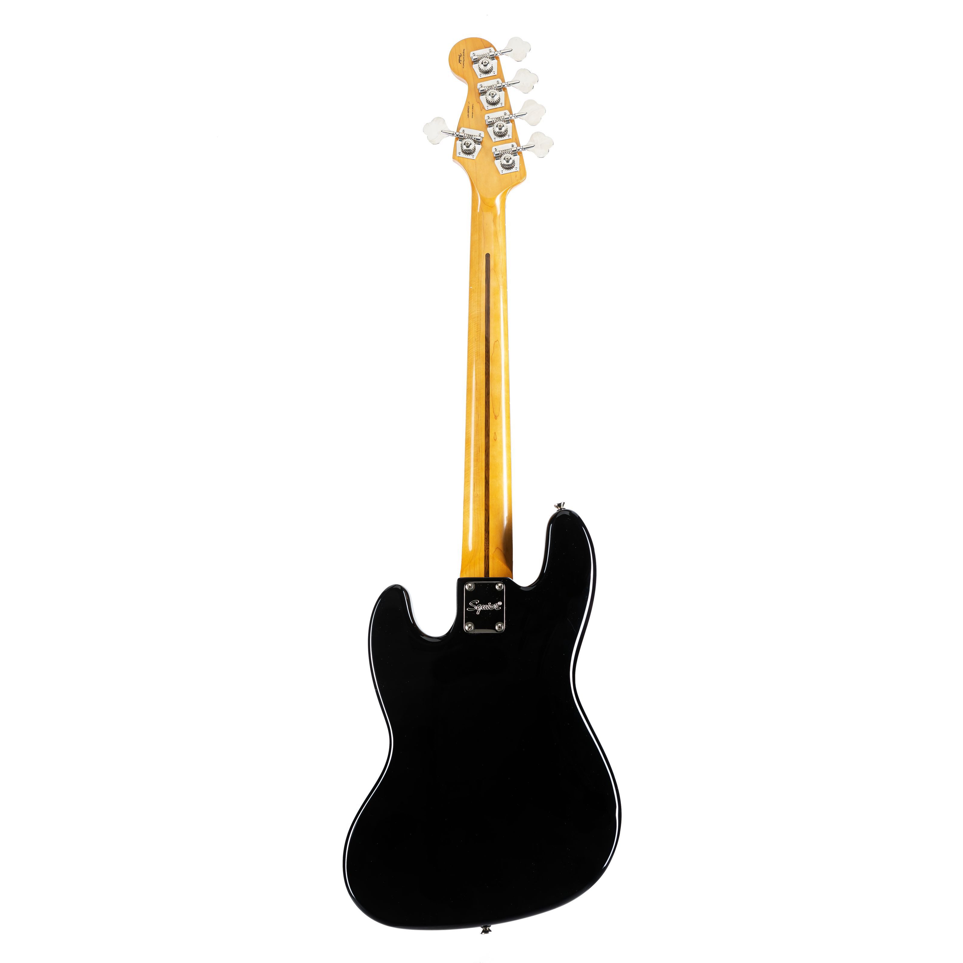 Squier E-Bass, E-Bässe, 5-Saiter E-Bässe, Classic Vibe '70s Jazz Bass V Black - E-Bass