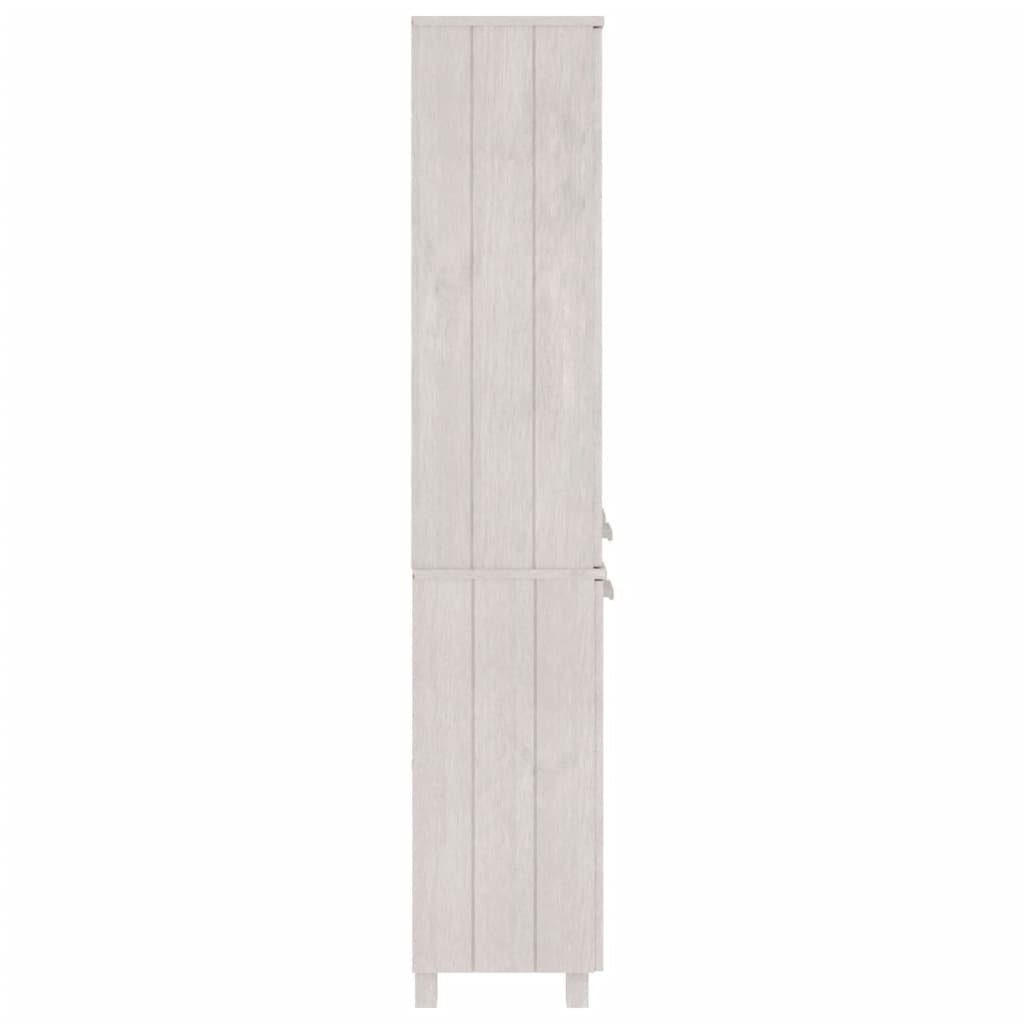 85 cm), Kiefer 4 x (B/H/T Kiefer, möbelando Buffet-Vitrine Trier, 180 Türen aus 35 Weiß x mit in