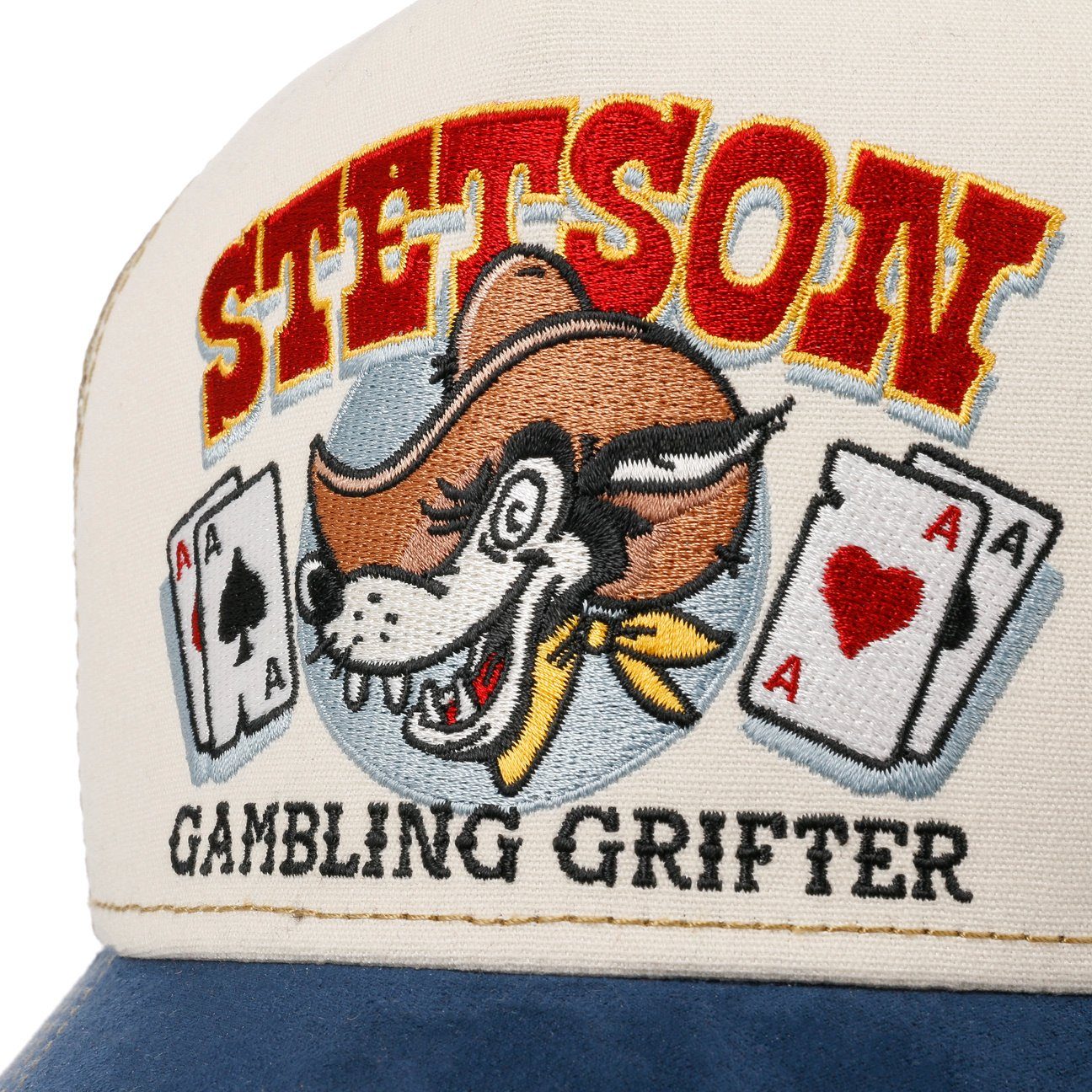 (1-St) Trucker Basecap mit Cap Stetson Schirm