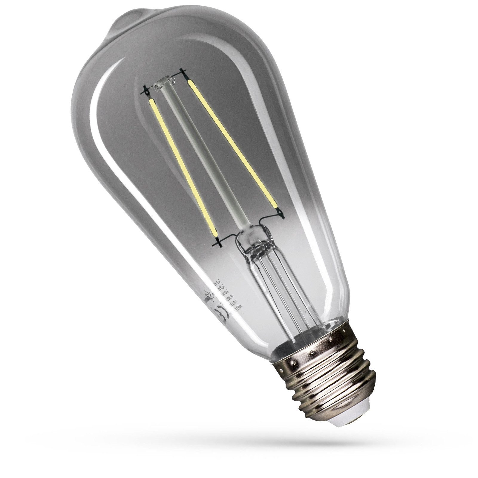 Spectrum LED-Leuchtmittel LED E27 ST65 Rauchglas günstig online kaufen